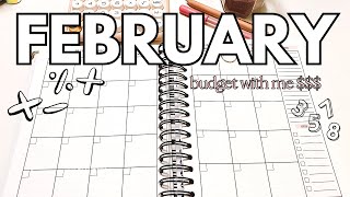February 2024 Monthly Budget With Me | Zero Based Budget | LavishlySymone