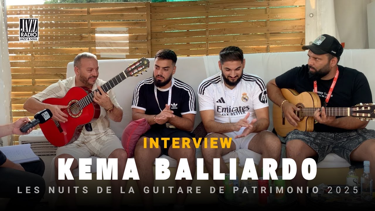 L'interview de Kema Baliardo, guitariste de Kendji Girac, au Nuits de la Guitare de Patrimonio !