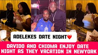 Davido and chioma spotted  on a date night in New York as they enjoy their staycation 