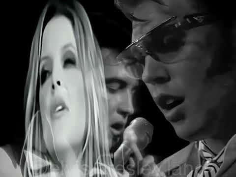 Elvis, Lisa and Austin - In The Ghetto (trio version)