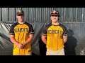 Paint Valley’s Jase Rinehart and Preston Fauber after the Bearcats’ 3-1 tournament win over Adena