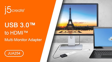 j5create® USB™ to HDMI™ Multi-Monitor Adapter JUA254