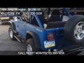 1991 Jeep Wrangler Base 2dr 4WD SUV for sale in MALVERN, PA