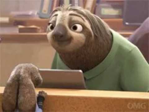 Preguiça de Zootopia sorrindo 2# - YouTube