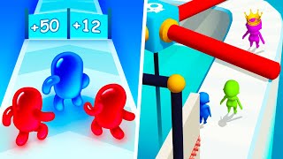 Join Blob Clash 3D | Wipeout Fun Run - 1⭐Gameplay Walkthrough (Freeplay) screenshot 4