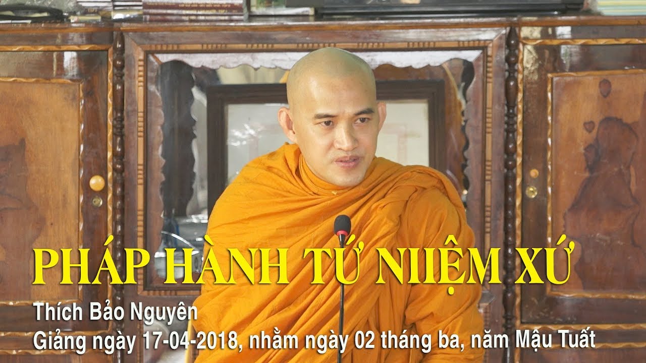 PHÁP HÀNH TỨ NIỆM XỨ - Thích Bảo Nguyên