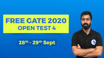 Free GATE 2020 Open Test 4 | Exam Details & Syllabus