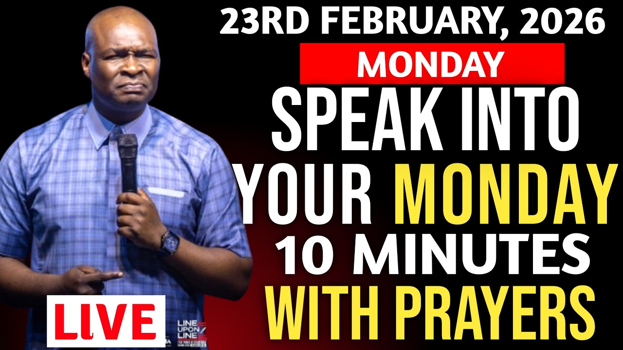 Monday 23rd February,2026]Speak Into Early Morning Prayer | Spiritual Prayer - Apostle Joshua Selman