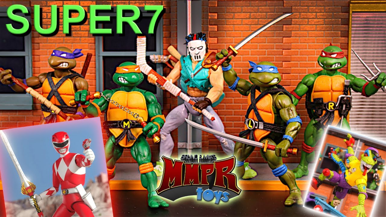 НОВЫЕ Могучие Рейнджеры Ultimates из Super7 похожи на TMNT Ultimates! (Обзор TMNT Ultimates Wave 4)