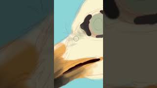 Painting an Eagle #art #digital