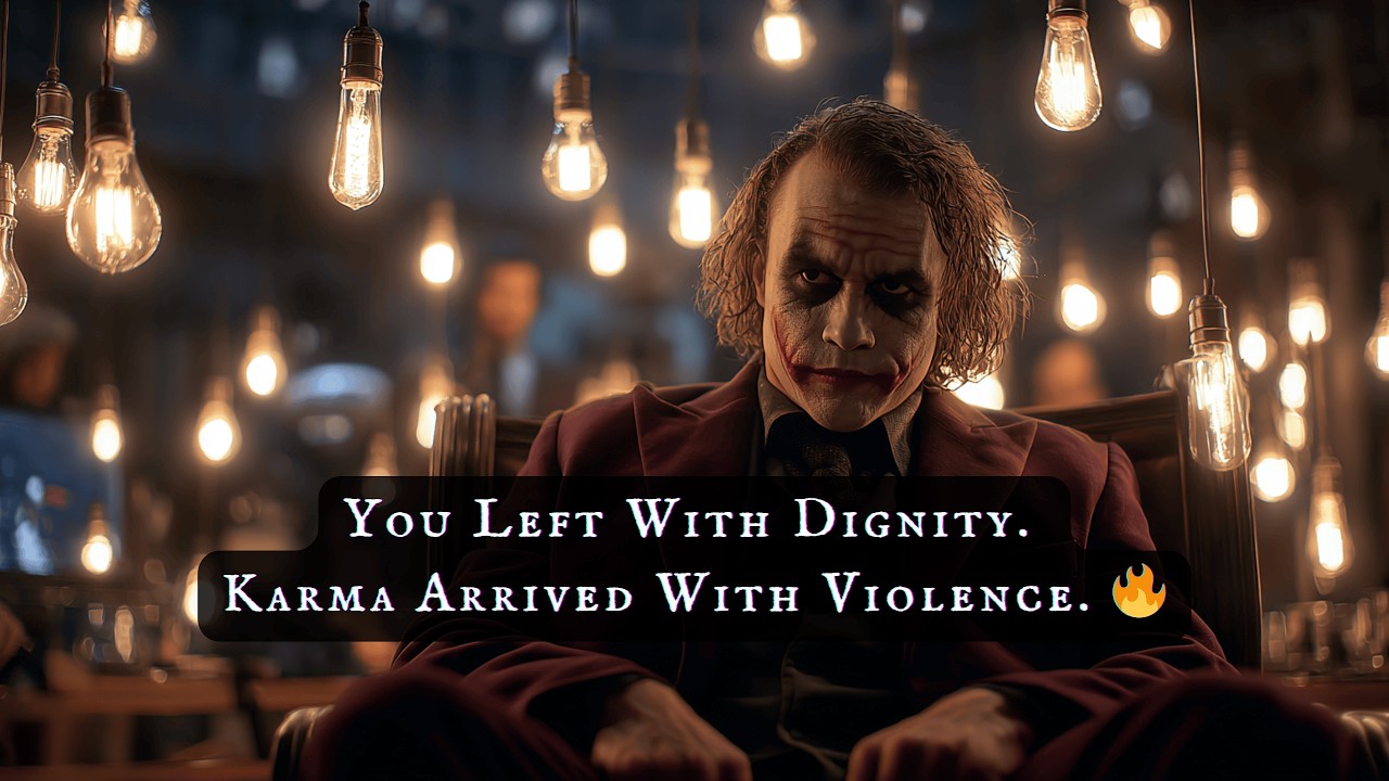 YOU WALKED AWAY WITH CLASS... AND KARMA WALKED IN WITH A BASEBALL BAT 💀⚾