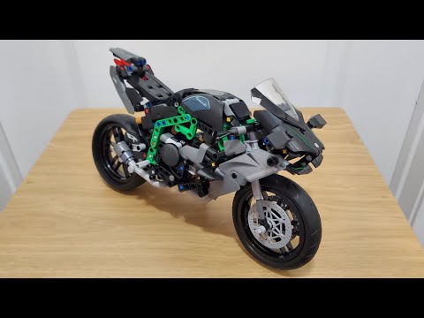 Lego Kawasaki Ninja H2R Motorcycle Review - YouTube