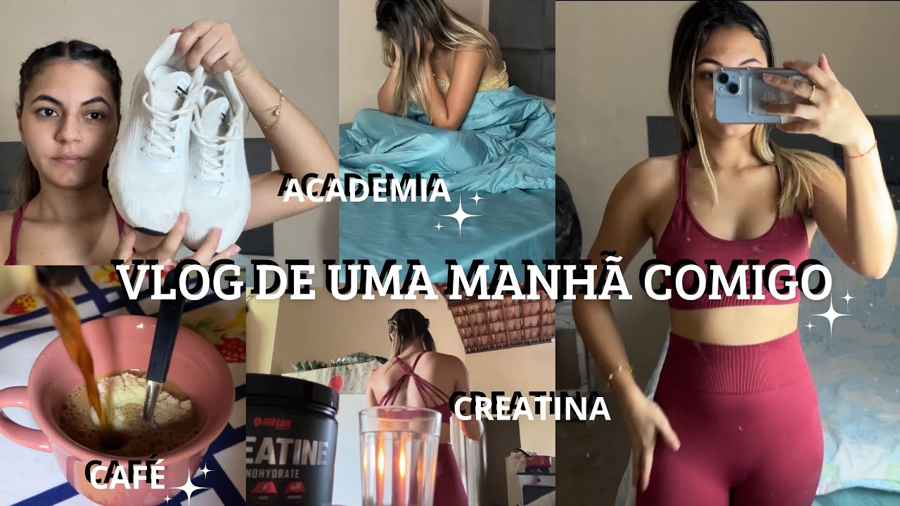 VLOG DE UMA MANHÃ COMIGO| *rotina, café da manhã, roupa de academia…