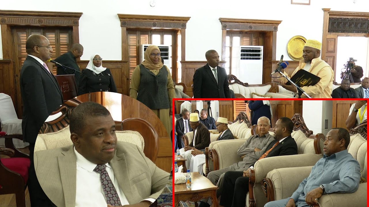 MHE OMO ASHIRIKI IKULU KUWAAPISHA VIONGOZI ZANZIBAR