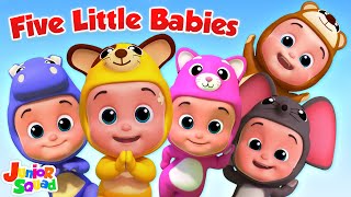 Five Little Babies Jumping on the Bed   More Nursery Rhymes & Baby Songs