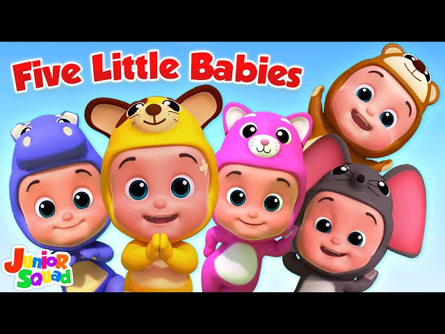 Five Little Babies Jumping on the Bed + More Nursery Rhymes & Baby Songs class=