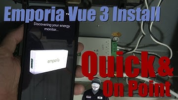 Emporia Vue 3rd Gen Installation Unboxing Home Energy Monitor How To Setup Install Power Monitoring