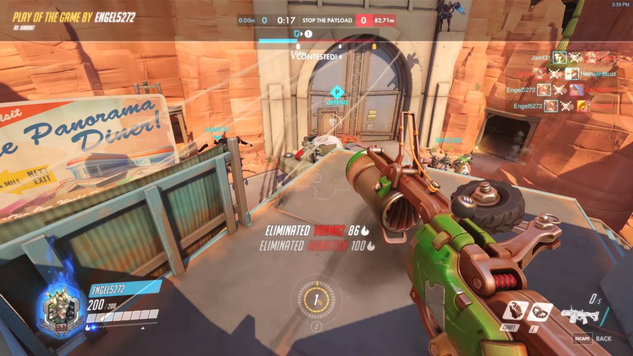 A proper Junkrat Rip-tire - YouTube