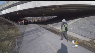Spikes Installed To Keep Homeless People Away Removed From Arlington Bridge