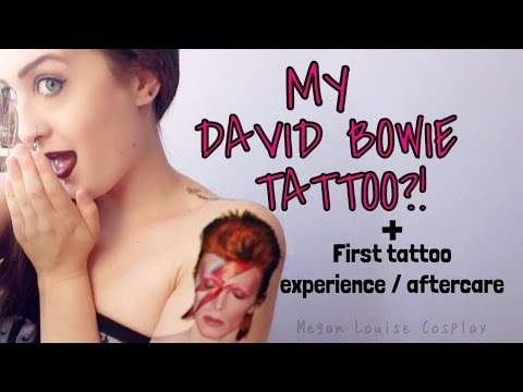 I Got A David Bowie Tattoo First Tattoo Experience And Aftercare Youtube