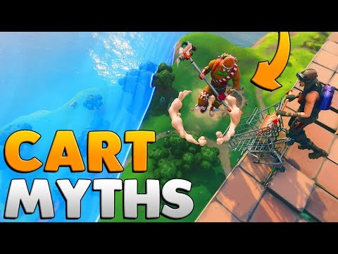 CAN YOU KILL PLAYERS WITH A SHOPPING CART | Fortnite Mythbusters