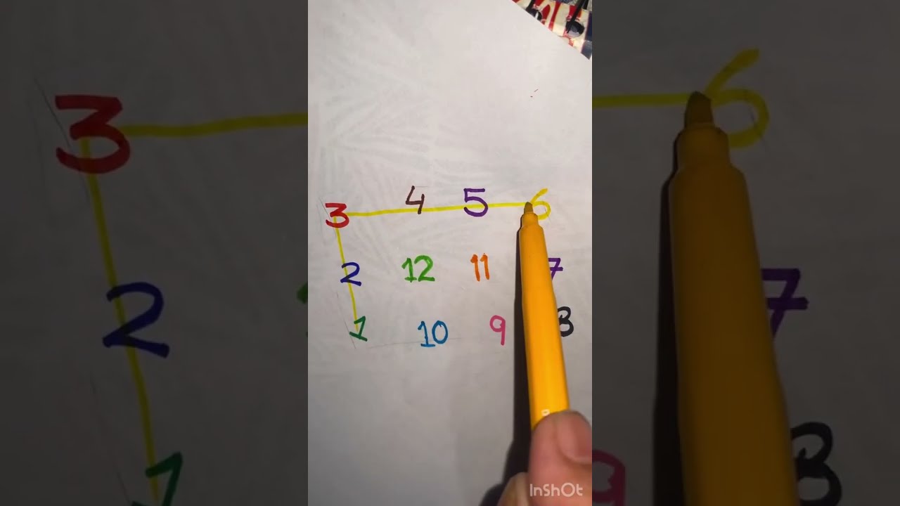 Draw A Checkered Path With Numbers Art Colors Satisfying