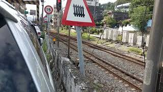 7502次E339單電頭空渣斗車+一節篷車+一守車混編貨列