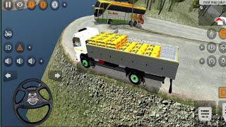 New Cement loading Tipper truck driving l