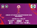 LIVE | Drawing ASEAN U17 Boys' Championship 2026