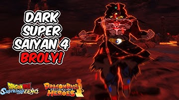 DARK SUPER SAIYAN 4 BROLY! DRAGONBALL HEROS X SPARKING ZERO! DRAGONBALL SPARKING! ZERO MODS