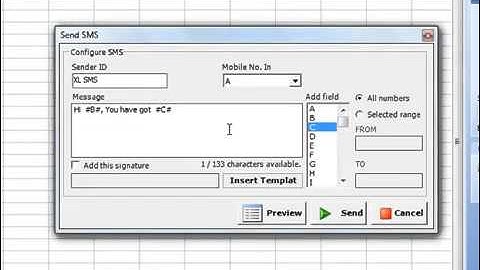 Excel API SMS With Advance SMS