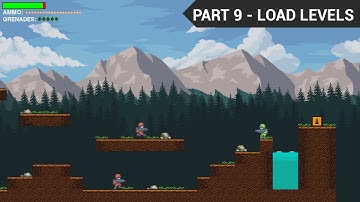 PyGame Scrolling Shooter Game Beginner Tutorial in Python - PART 9 | Loading Levels