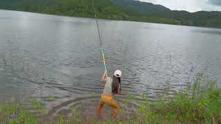 Big Hook Fishing. Amazing Fishing | Panorama of Beautiful Girl FISHING HUGE