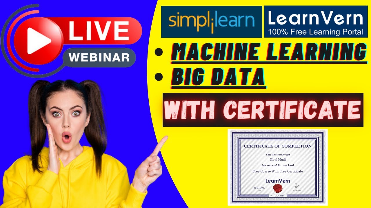 Live Webinar | FREE Certificate | Machine Learning Webinar | Data ...