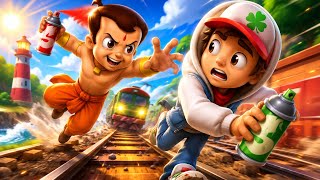 Best Endless Runner Game Comparison lChhota Bheem adventure run 🆚 Subway surfers Easter Ireland 2026 screenshot 1
