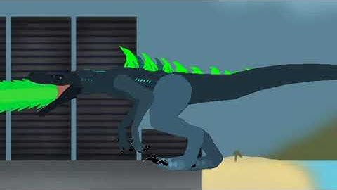 Titanus Zilla Jr Test(Fanmade Characther) | Stick Nodes Godzilla