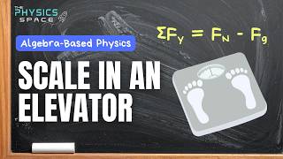 How To Calculate The Reading On The Scale In An Elevator