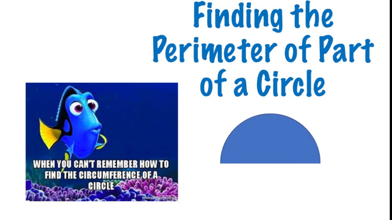 Perimeter Of Part Of A Circle YouTube