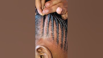 How To feed_in Pencil for Beginners #howto #stich #hair #braids #naturalhair