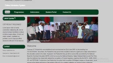 Download Online Admission System With SQL File and Source code