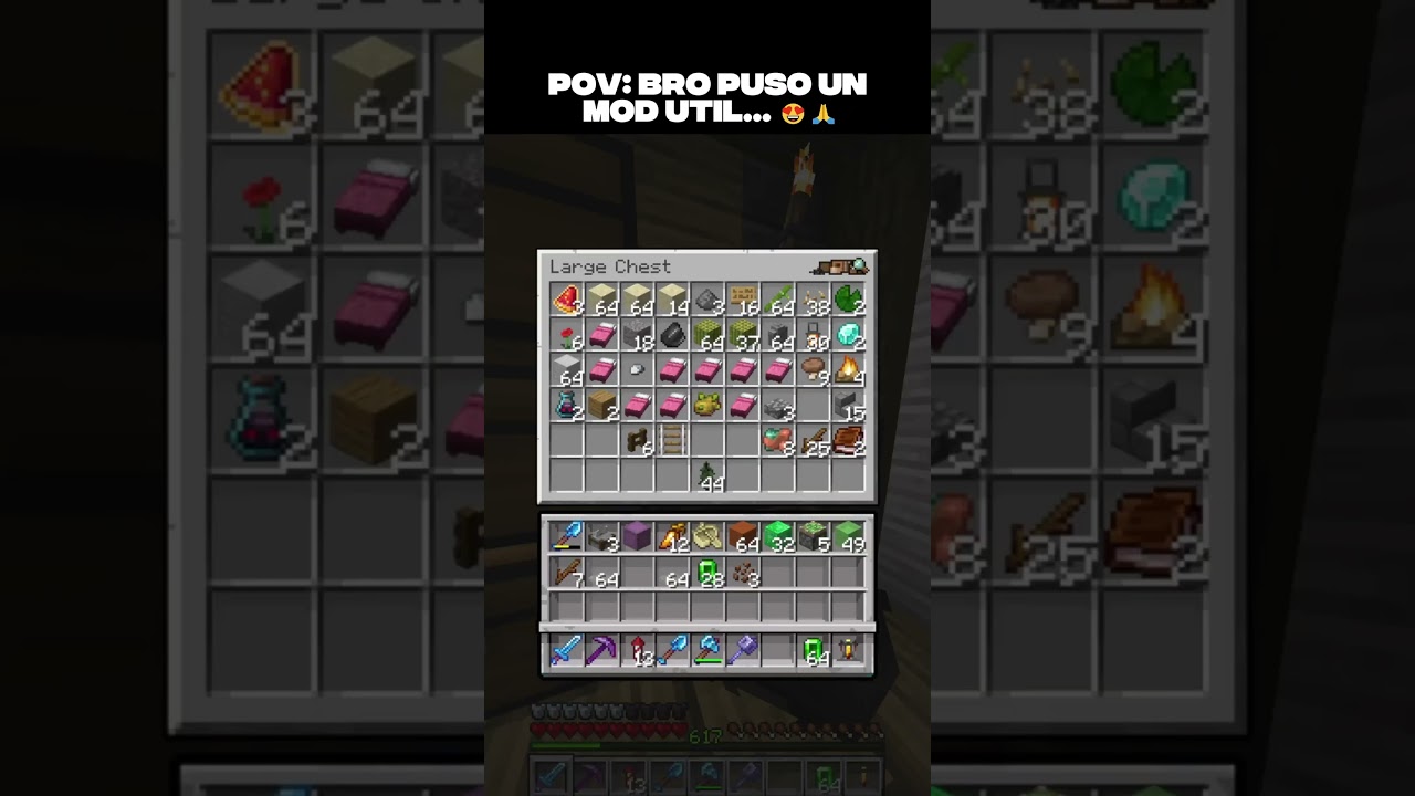 POV: EL MOD DE BRO ES UTIL!! 😍 - Minecraft
