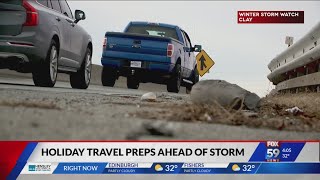 Winter storm headed for Central Indiana on busiest travel day of holiday season