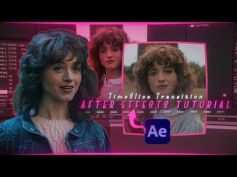 How to Create X and Y Timeslice Transition in After Effects ( Easy Tutorial )