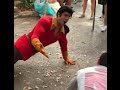 Man Challenges Gaston To Manly Push-up Contest At Disney World