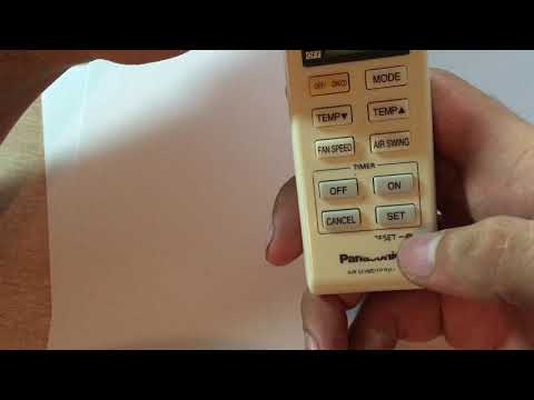 Функции пульта кондиционера панасоник Panasonic
