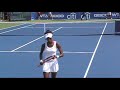 CitiOpen Inaugural Match at Center Court: Skylar Morton and Asia Muhammed