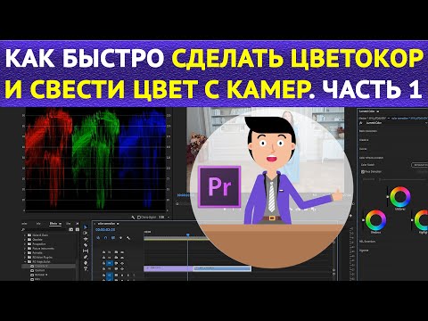 Быстрая цветокоррекция в adobe premiere. Выравнивание цвета с разных камер (Match color)