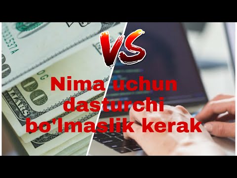 Нима учун Дастурчи болмаслик керак! | Дастурчи болмаслик учун 7та сабаб!