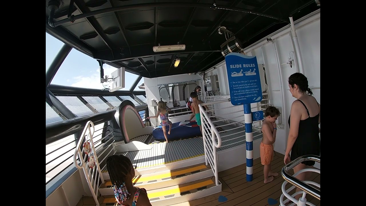 Disney dream aqua duck slide