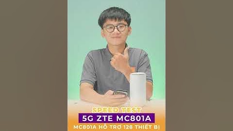 Speed Test Bộ Phát Wifi 5G ZTE MC801A | WifiShop #shorts